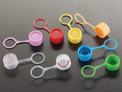 Red Color Cap with Attachment Loop | Reliable Lab Sealing — BioVentures ...